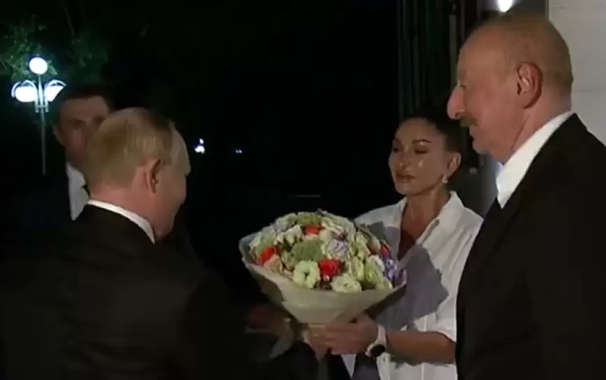 Putin and the Aliyevs Had an Informal Dinner