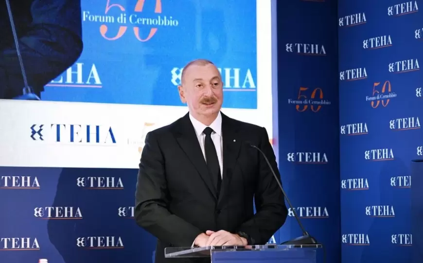 From peace treaty with Armenia to border delimitation: world media focus on Ilham Aliyev's participation in Cernobbio forum